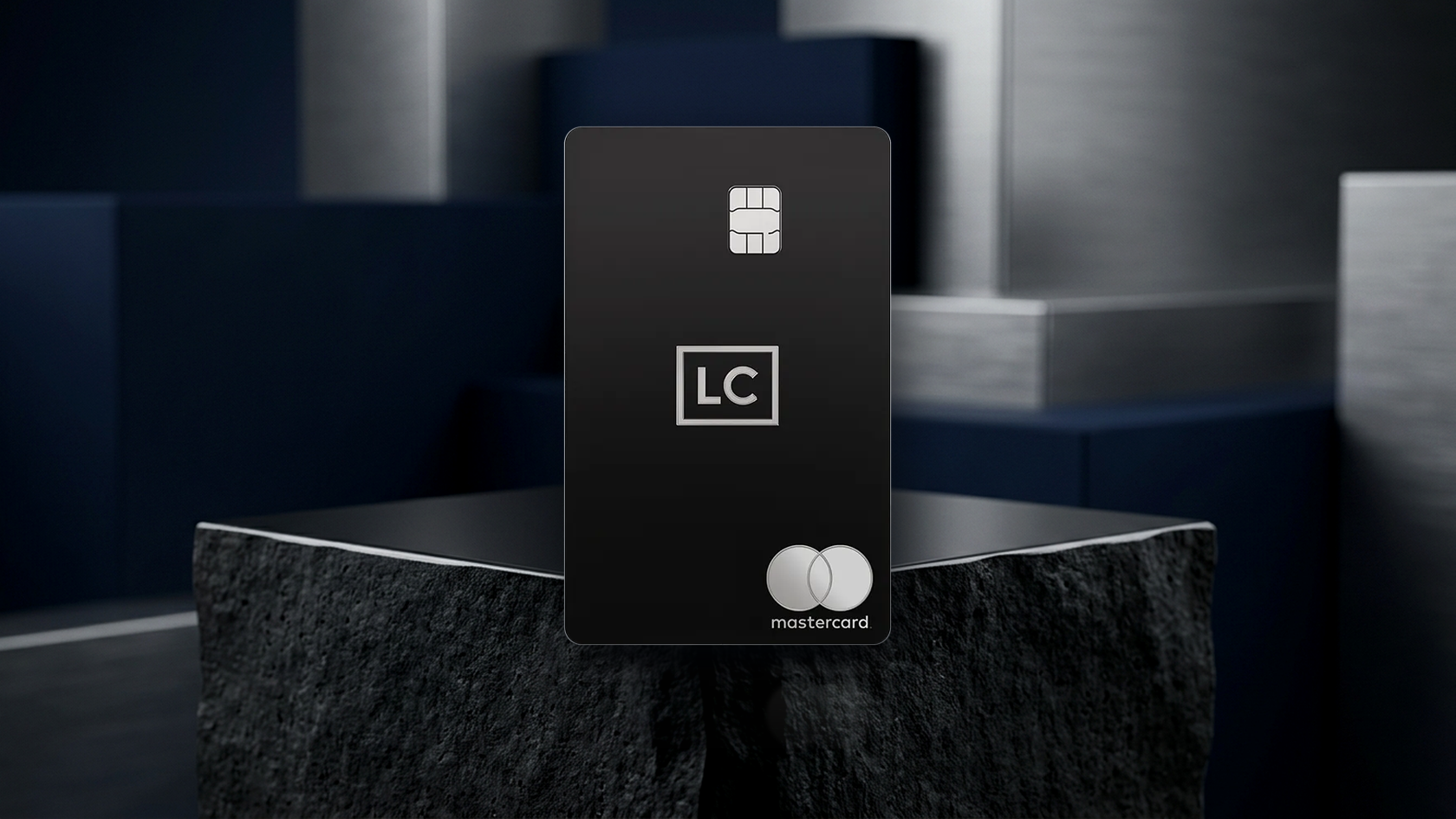 ラグジュアリーカード Black Card 縦型金属製券面アイキャッチ